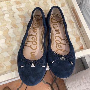 Navy blue , suede Sam Edelman flats